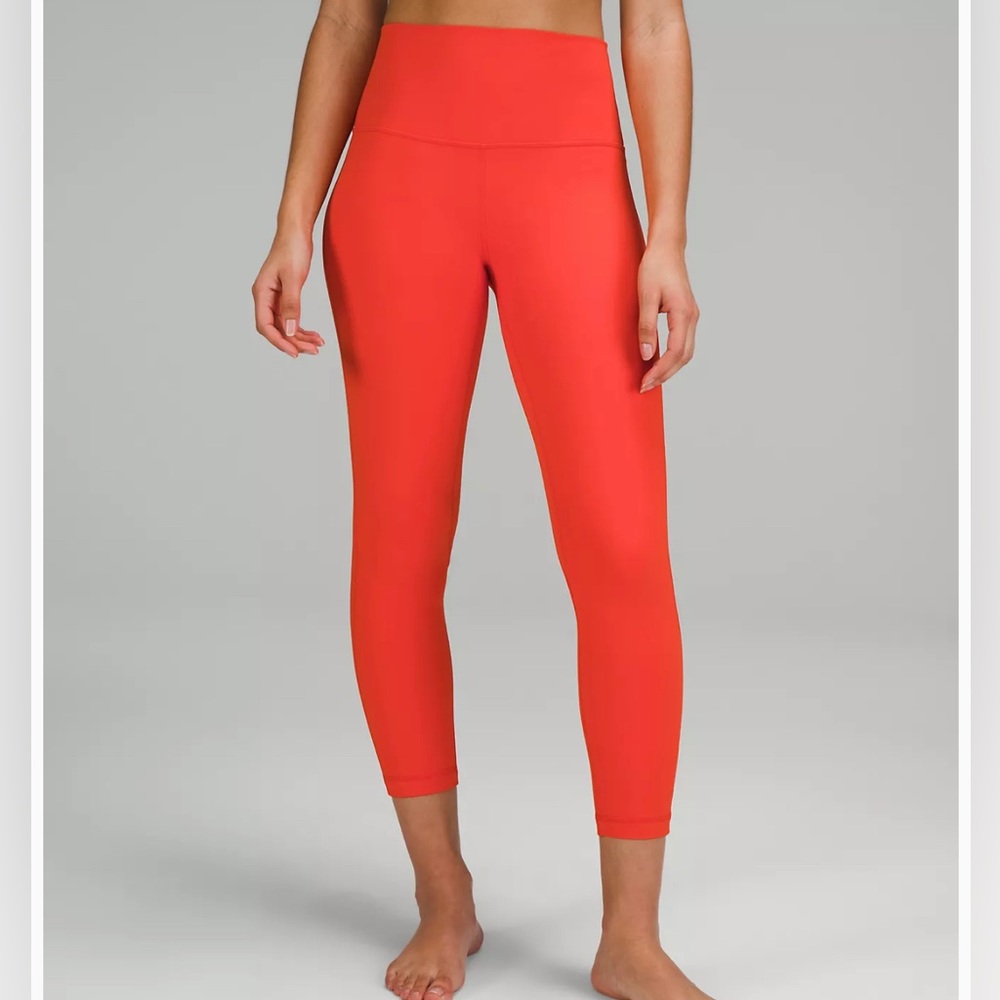 lululemon Align™ High-Rise Pant 25" sz. 2 Solar orange